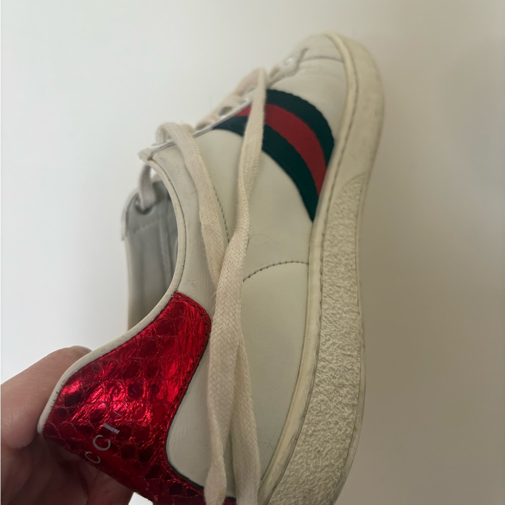 Gucci ACE  Women's tennis shoes 7.5 - Picture 8 of 12